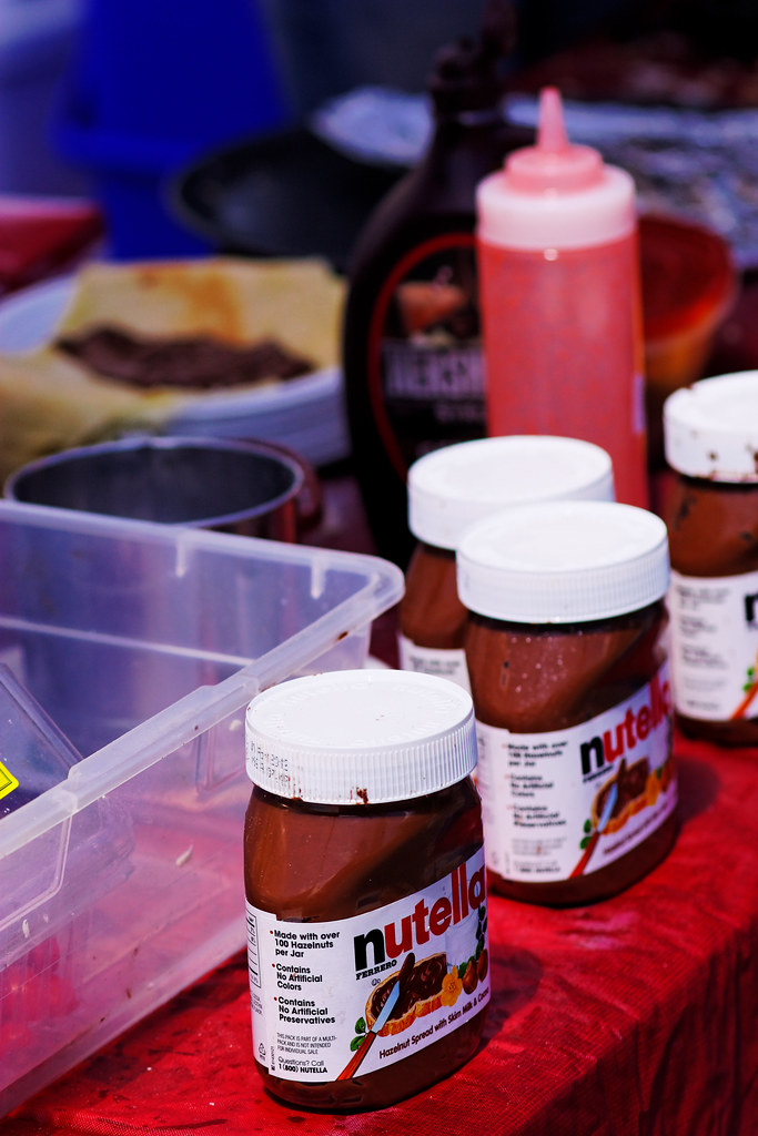 Nutella at the Crepe Vendor's Stall Clark Fork Market, Mis… Flickr