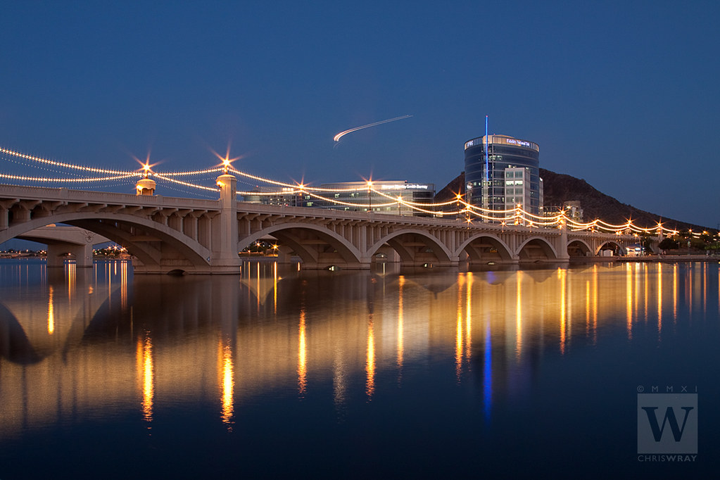 Mills Ave. Bridge Tempe Town Lake Tempe, AZ The bridge… Flickr