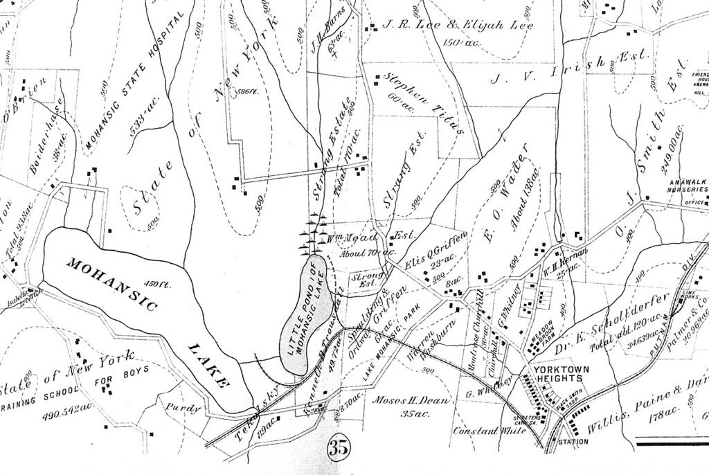 Yorktown Heights, NY, 1910 This real estate map from 1910 … Flickr