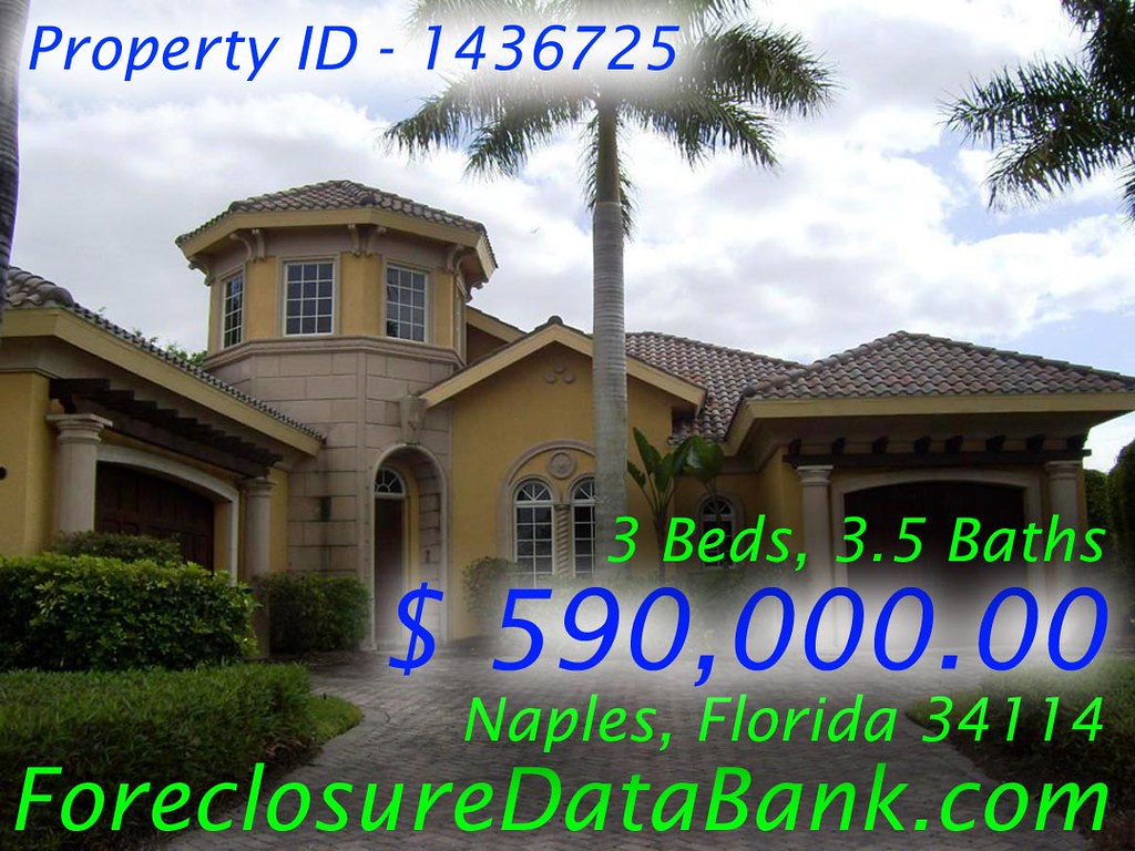 Naples Foreclosure Auctions, Florida, 3 Bd, 3.5 Ba, 590,… Flickr