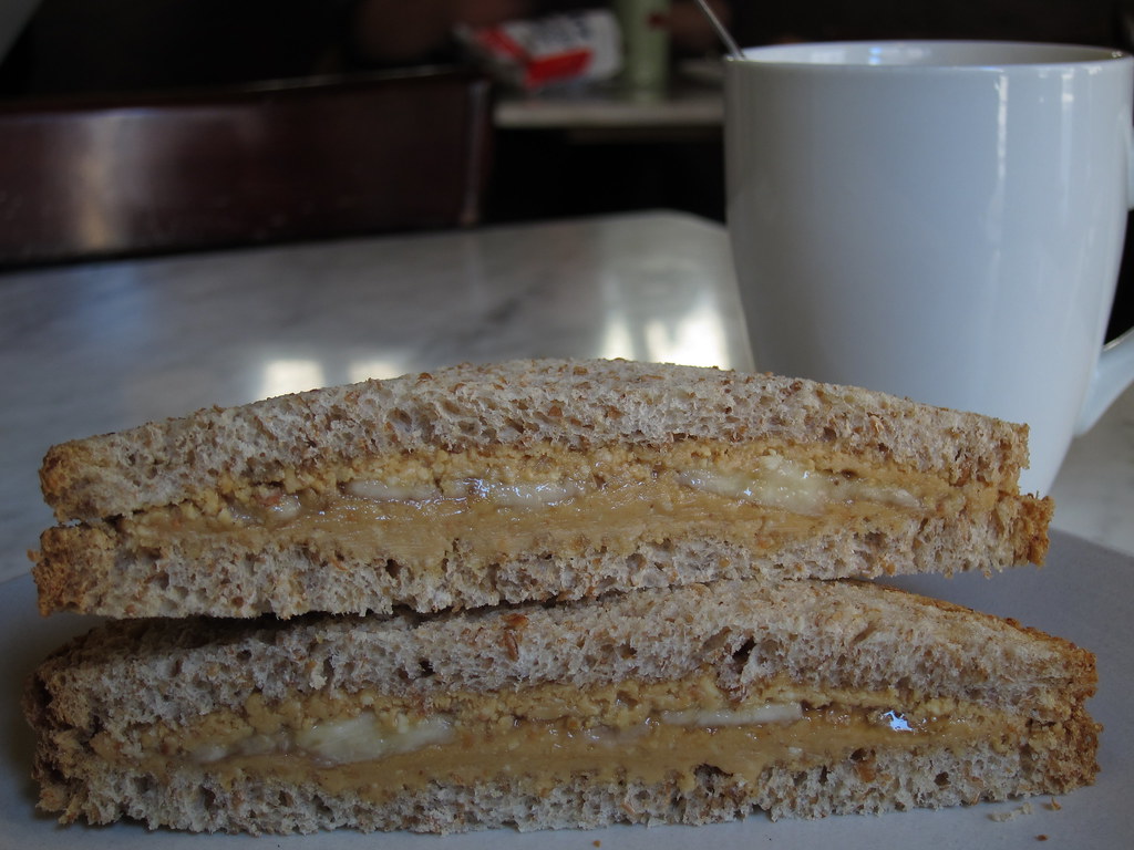 "The Elvis" Peanut Butter Banana Honey Sandwich Flickr