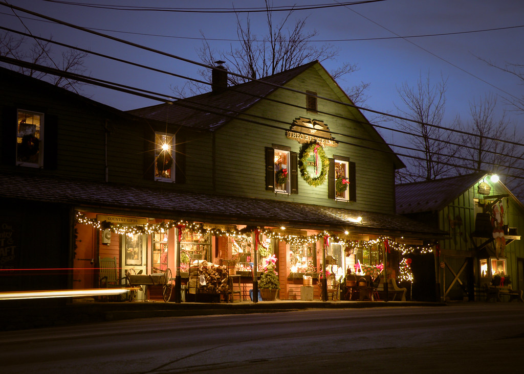 Theo B. Price, Inc. The Cresco store at Christmastime. Mark Luethi