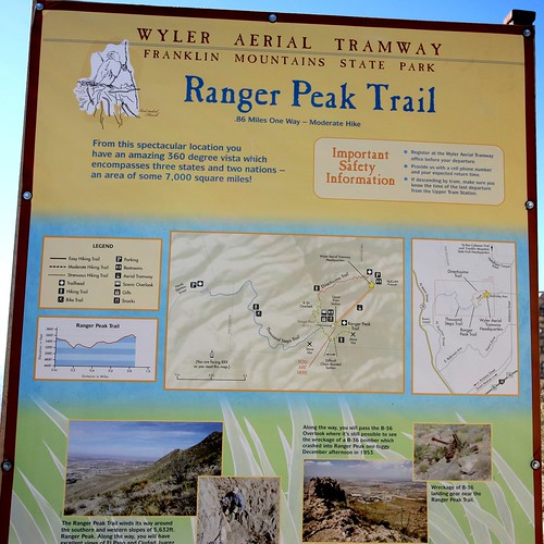 Ranger Peak Trails A sign at the top of Ranger Peak detail… Flickr