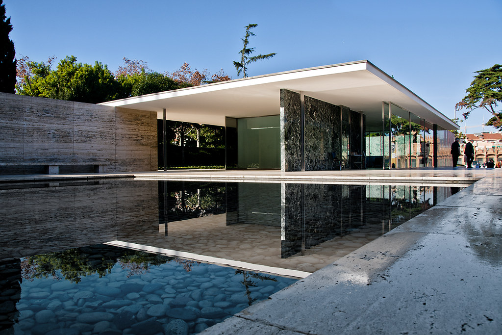 Barcelona Paviljong Barcelona Pavilion Mies van der Rohe The Barcelona Pavil… Flickr