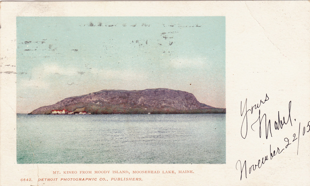Mt. Kineo From Moody Island, Moosehead Lake, Maine. Flickr