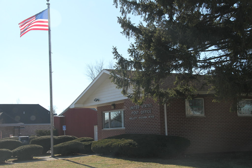Mellott IN, Mellott Indiana, Post Office, 47958, Fountain … Flickr