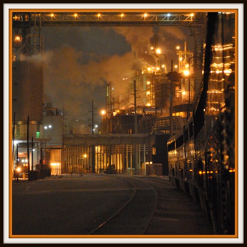 ADM plant at Clinton Iowa from California Zephyr This view… Flickr