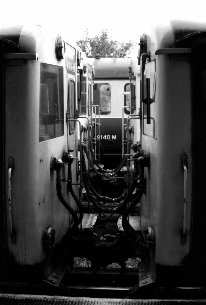 West Kirby. Class 503's at West Kirby 2nd August 1984. Keith Long