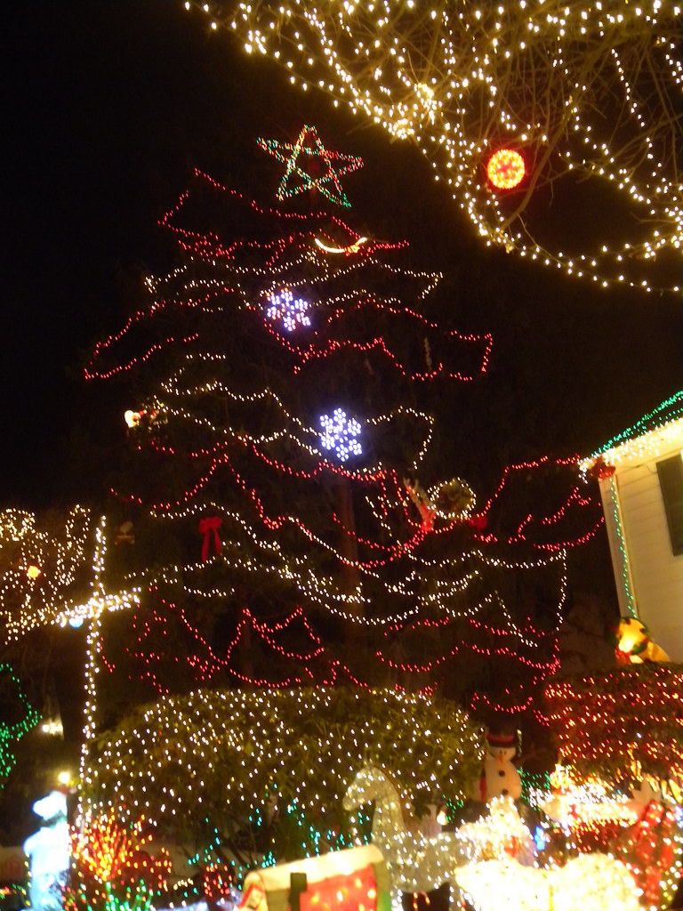 Menashe Family Christmas Lights in West Seattle Teresa Matchette Flickr