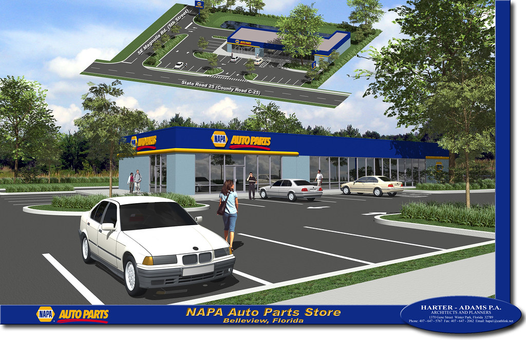 NAPA1 NAPA Auto Part Store / Belleview, FL 3D model of a … Flickr