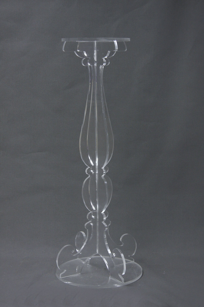 lucite candle pillar holder Lucite Candle Pillar Holder Flickr