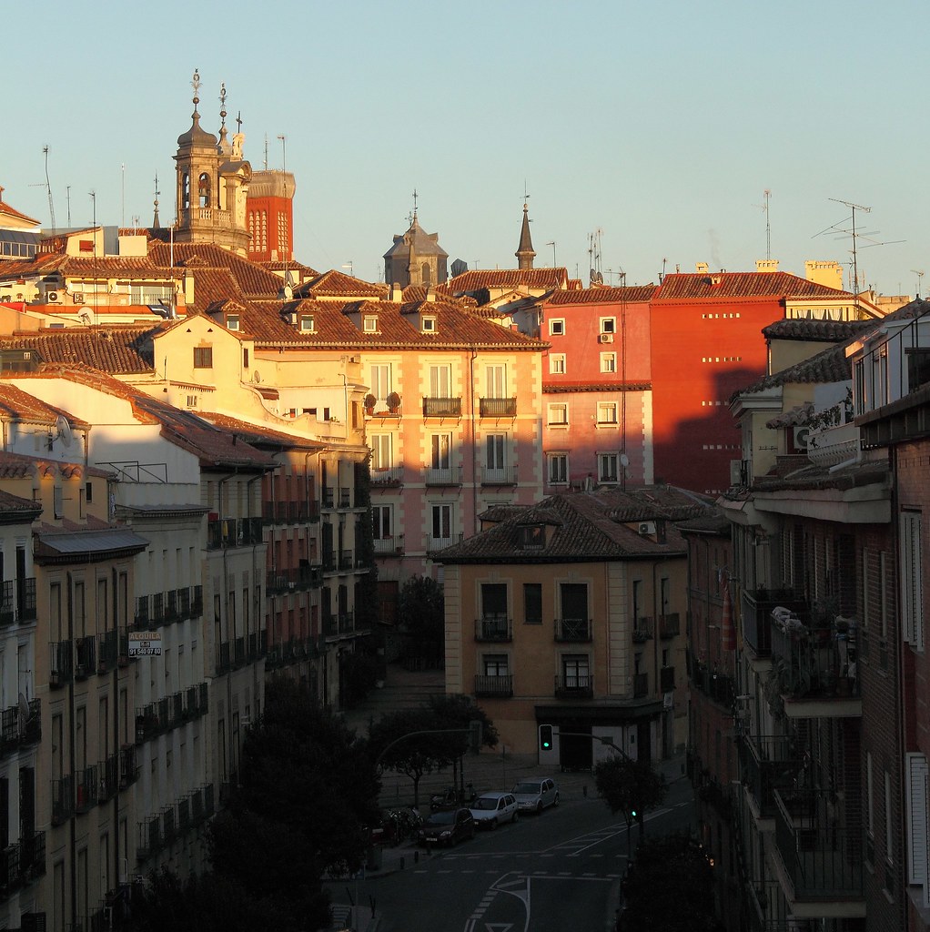 Vista de la calle Segovia desde el viaducto, Madrid Flickr