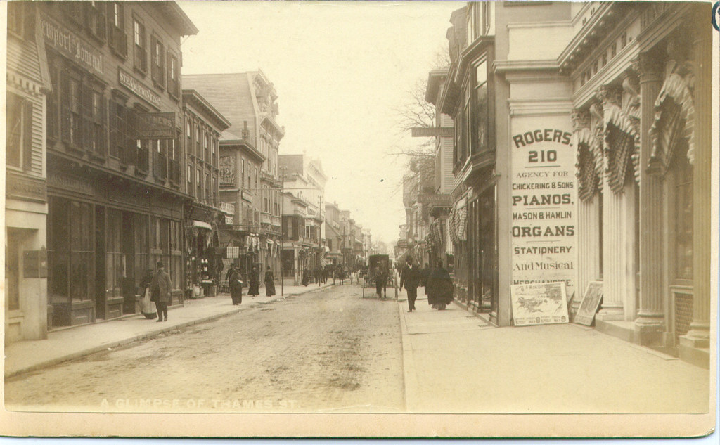Church and Thames Thames St, looking north. Stanhope photo… Newport