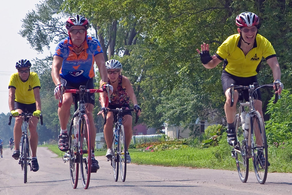 2010 Amishland and Lakes Bike Tour Riders on the road. For… Flickr