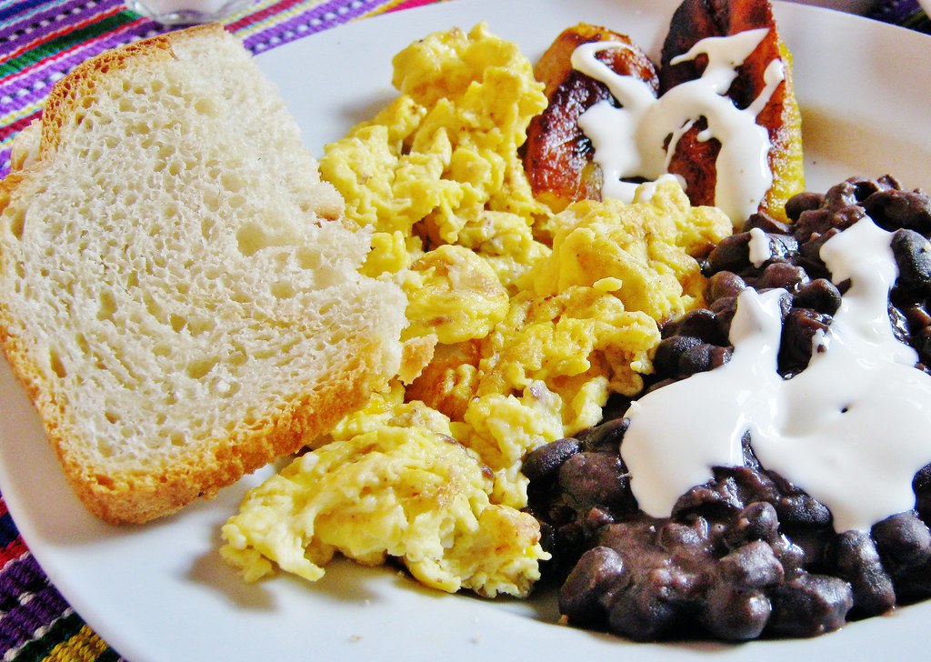 Typical Guatemalan breakfast at Kaffee Fernando's The brea… Flickr