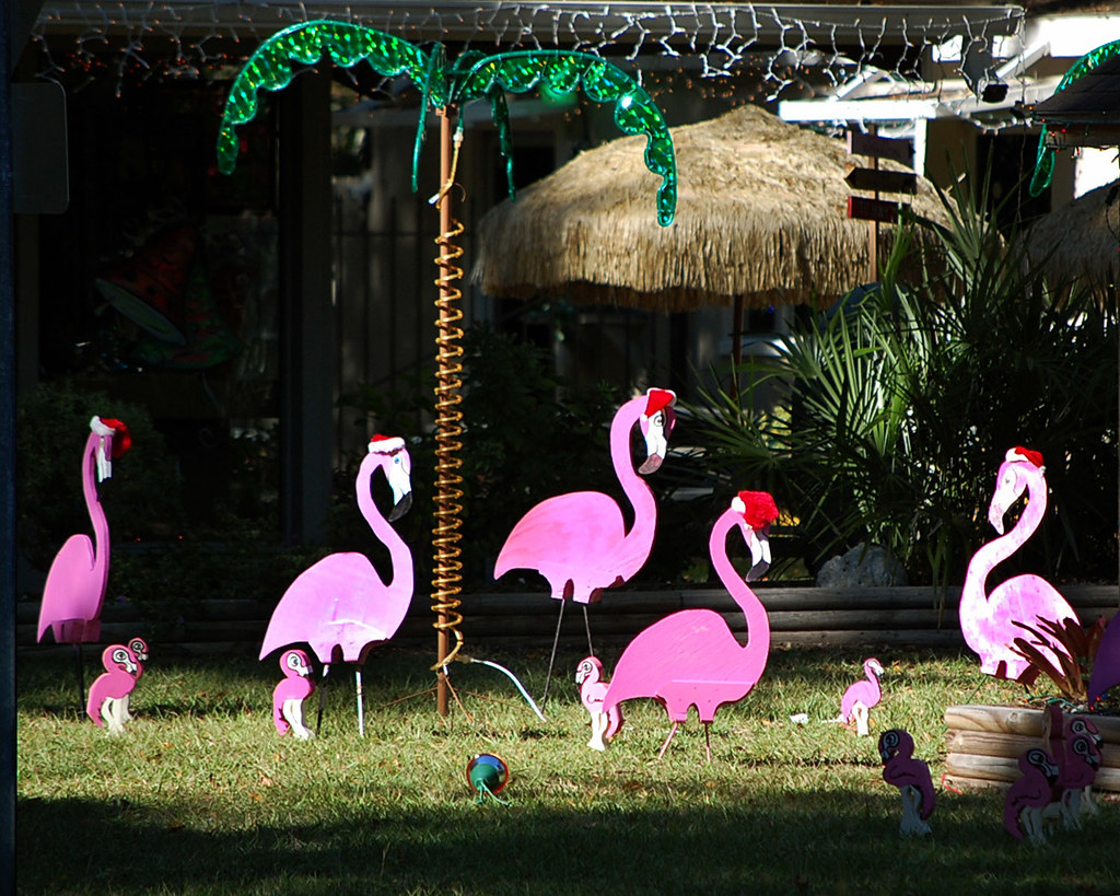 Florida Christmas Decorations Somehow the decorations in F… Flickr