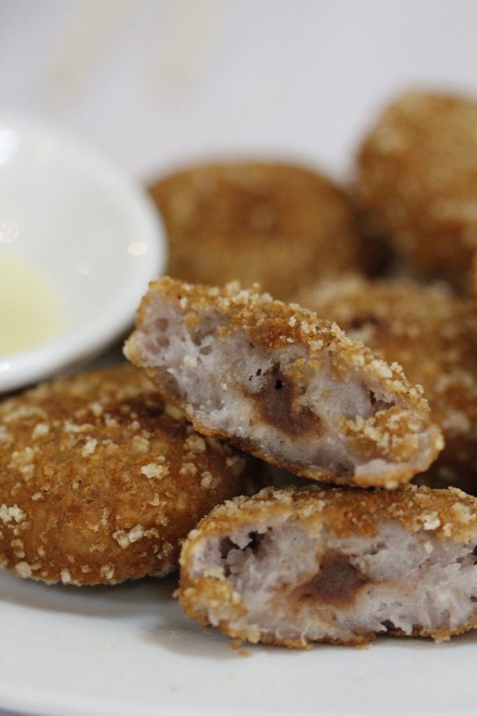 yummy deep fried taro and choc cakes with condensed milk a… Flickr