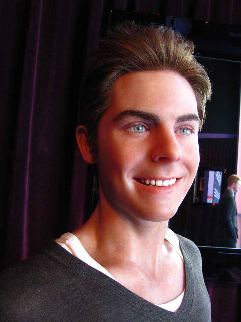 Zac Efron figure at Madame Tussauds Hollywood Loren Javier Flickr