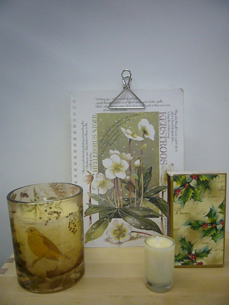 Nature Christmas Pottery Barn candle, set of 3 mini candle… Flickr