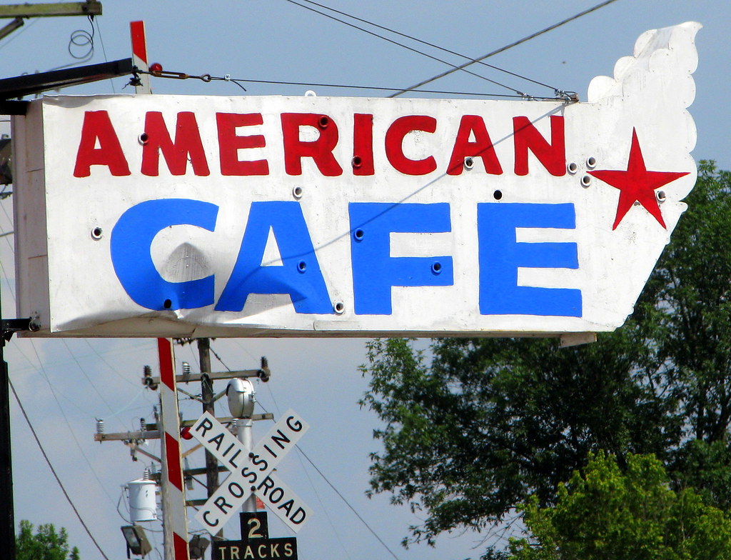 American Cafe Guthrie, KY This was originally the neon s… Flickr