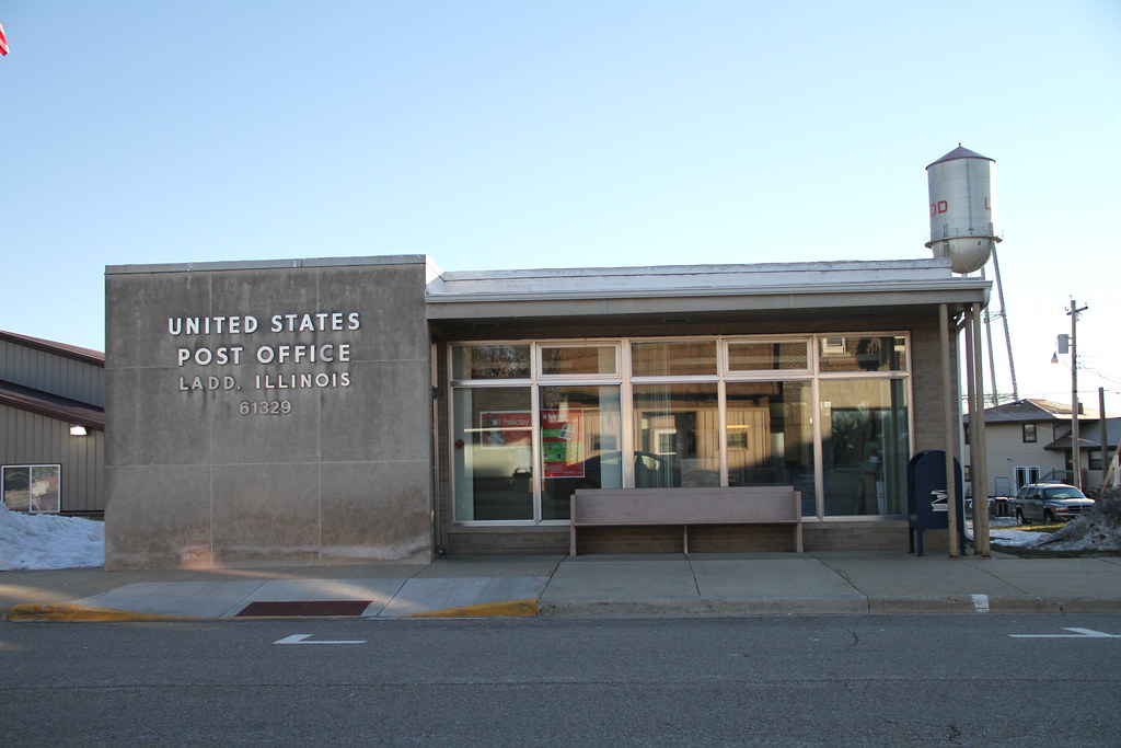 Ladd IL, Ladd Illinois, Post Office, 61329, Bureau County Flickr