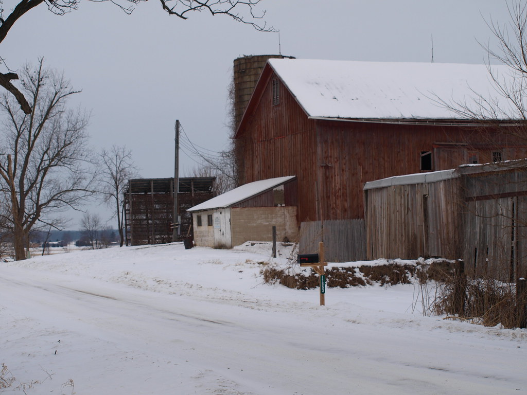 Barn on Lima Center Road Dairy Farm. F. D. Richards Flickr