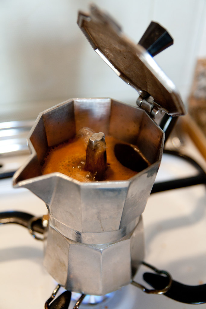 [ 50 ] mmm, espresso This is the best part of making stove… Flickr