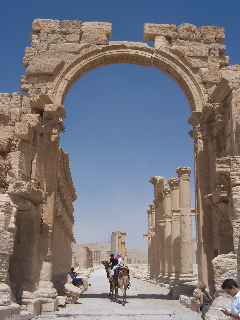 Triumphal Arch at Palmyra. (I) AWIBISAW Triumphal Arch a… Flickr