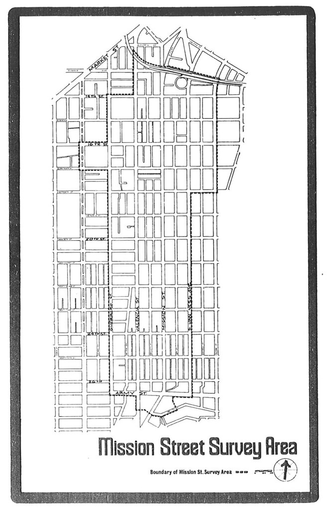 Mission Street Survey Area (1966) From San Francisco Depar… Flickr