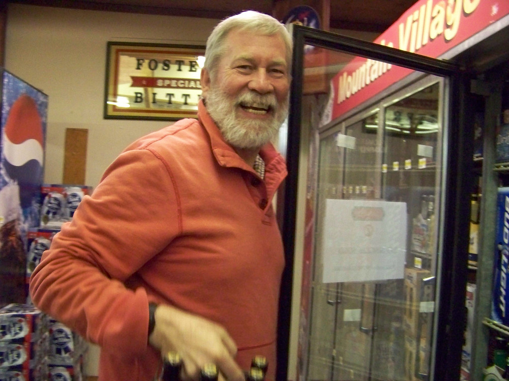 Glenn at the Merc Glenn purchasing beer at the Merc, super… Flickr