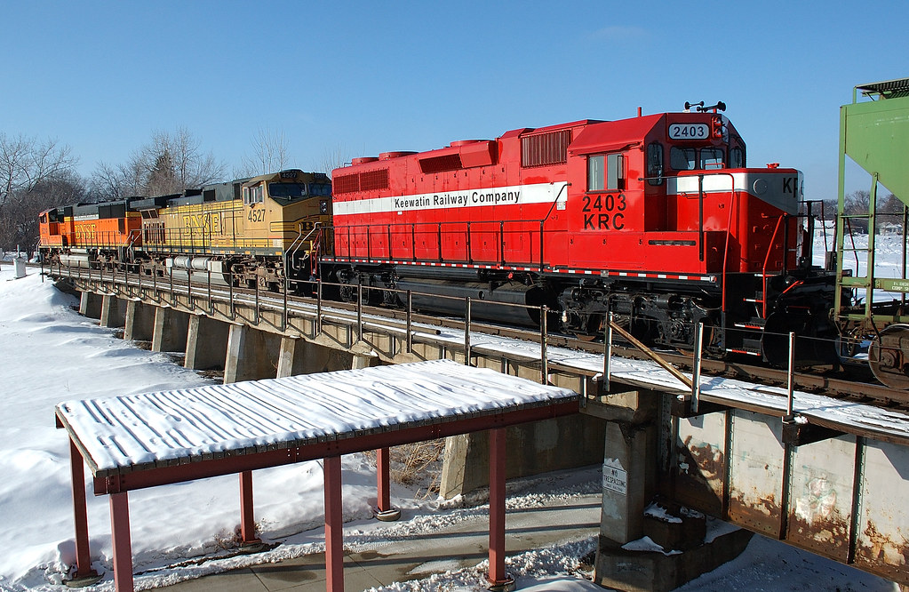 Keewatin Railway Co 2403 Backshot of unique lashup headed… Flickr