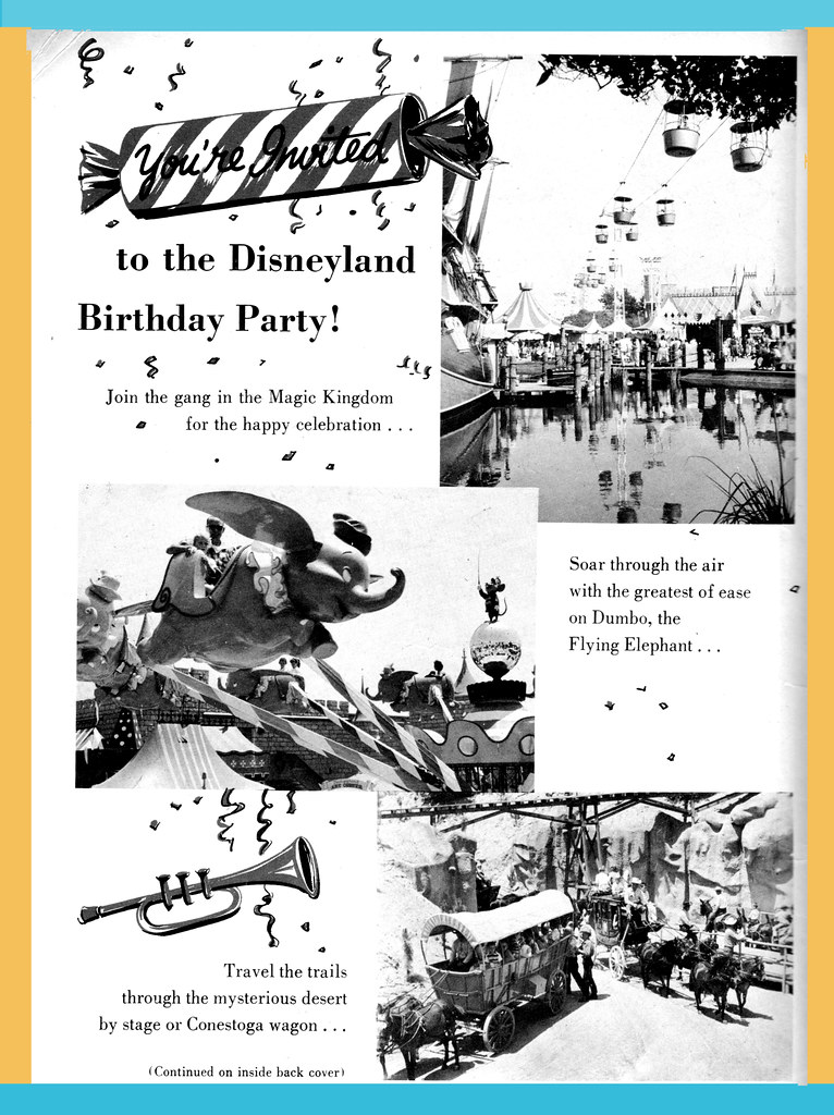 DISNEYLAND Circa 1958 The top scene sort of links to my … Flickr
