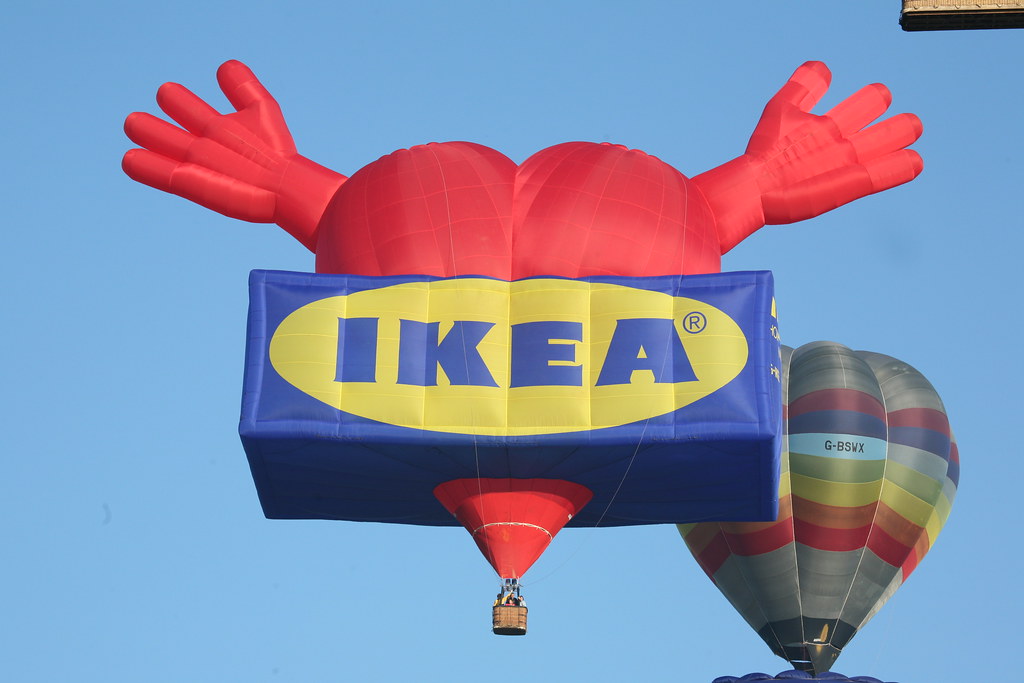 GIKEA Cameron 120SS Ikea Box Hot Air Free Balloon msn10562 ( Ikea