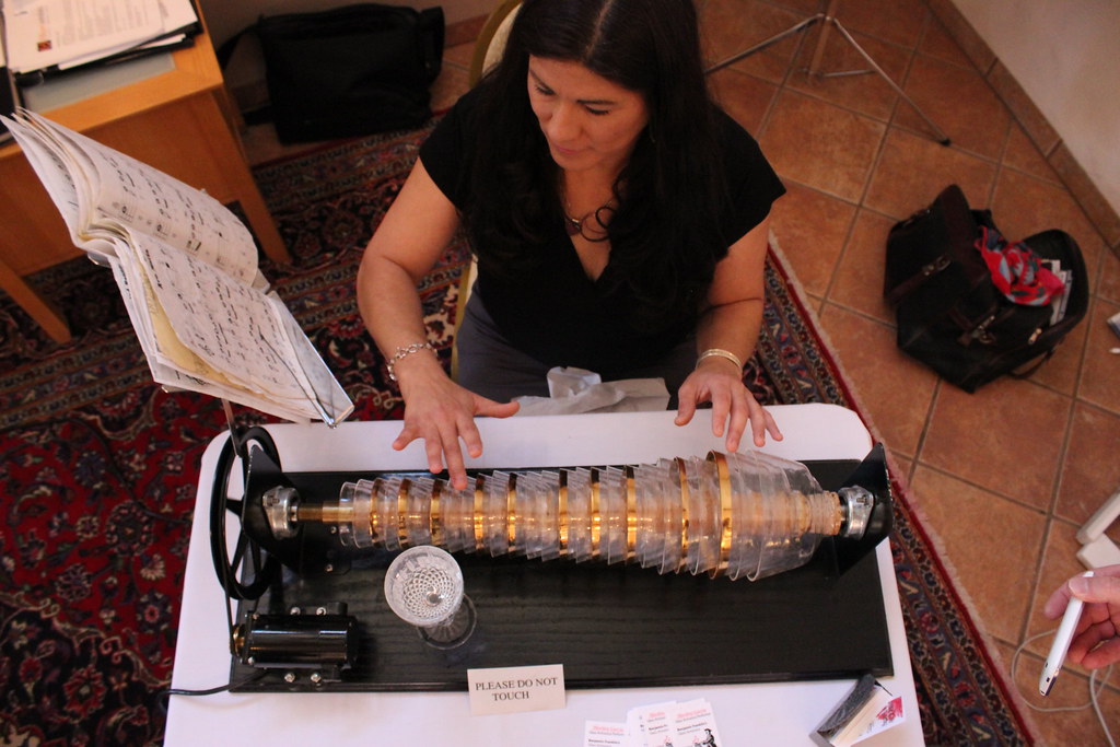 Glass Armonica player Mayling Garcia Image from the Open E… Flickr