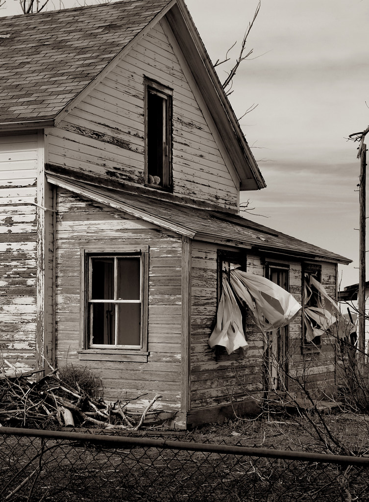 House in Faust Faust was more of a settlement than an actu… Flickr