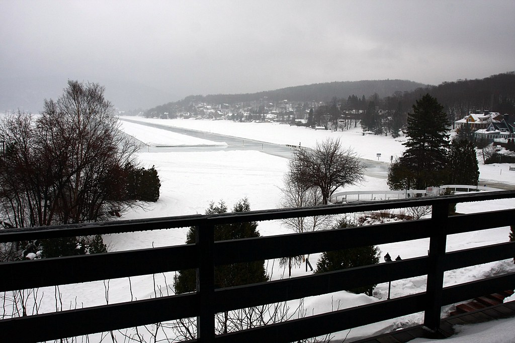 Manoir St. Castin The lovely view from the balcony at our … Flickr