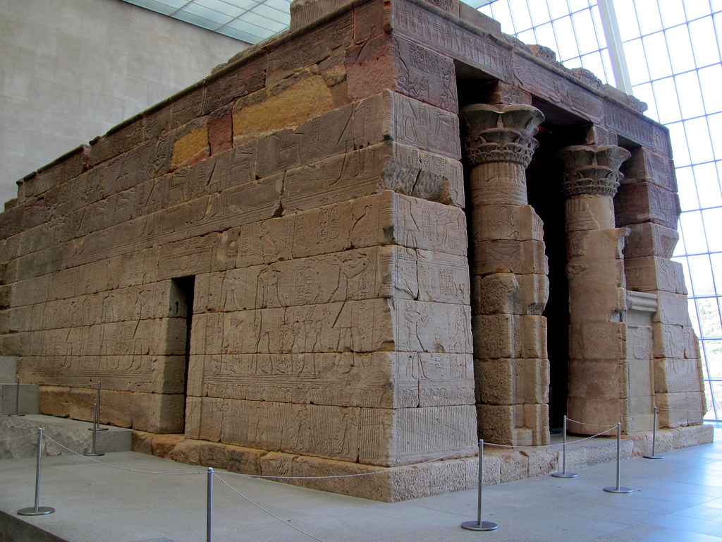 Temple of Dendur 15 BC. Commissioned by Emperor Augustus o… Flickr
