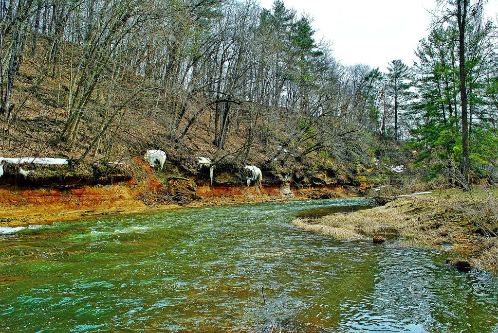 Eau Galle River, downstream from the dam in Eau Galle, WI Flickr