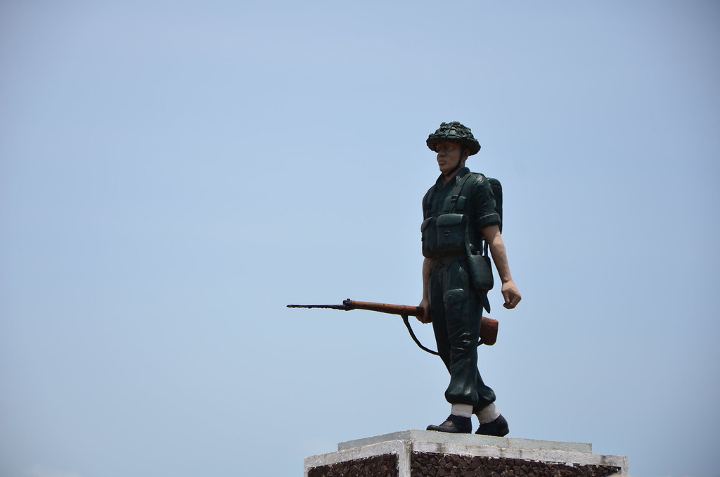 The soldier statue at Harbour View, Takoradi Ben Sutherland Flickr