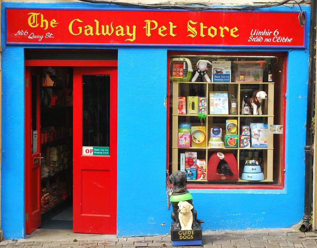 The Galway Pet Store, 6 Quay Street, Galway A colourful sh… Flickr