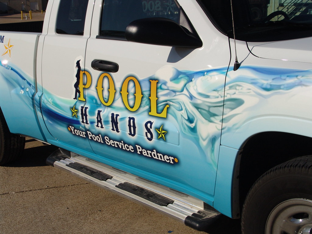 Truck Wrap Mitsubishi Pool H Detail Doozy Wraps