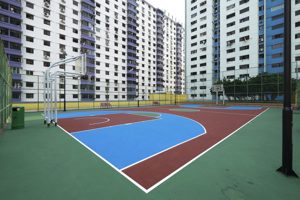 chinatown basketball court arkitectural photography Flickr