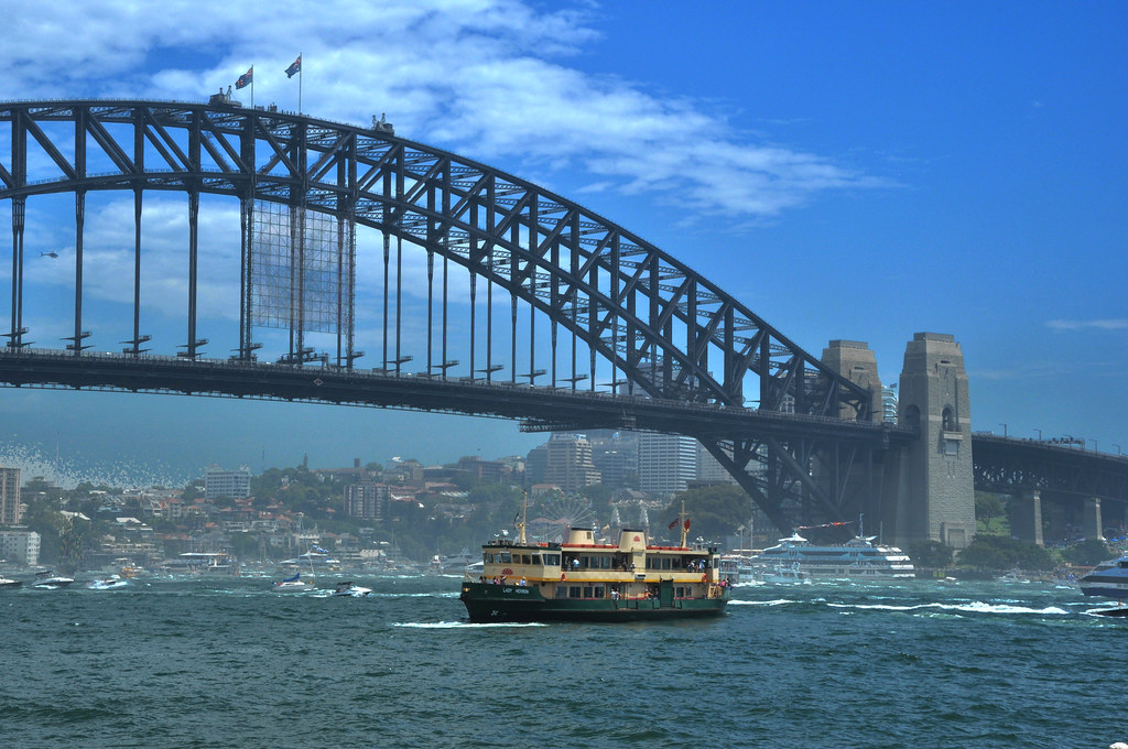 The Coathanger Sydney Australia Day Dawn Woodhouse Flickr