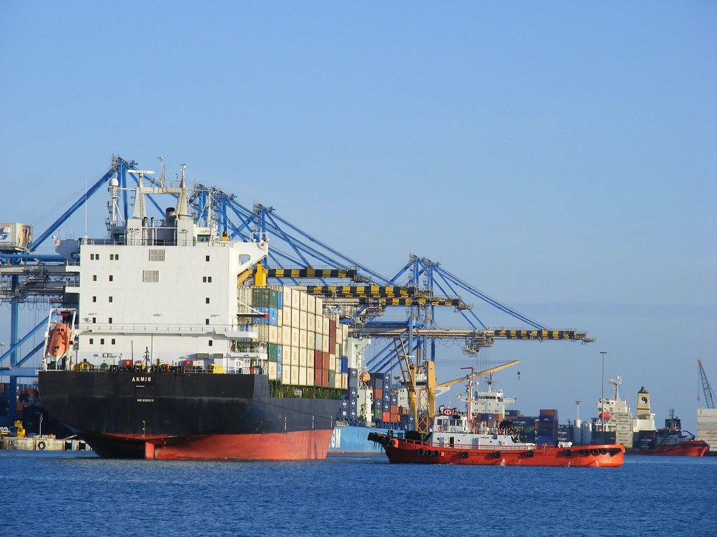 Container ship ARMIS arriving Malta Freeport. Feb 2011 Flickr