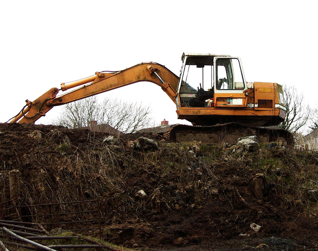 Battered Old Excavator Richard Hodges Flickr