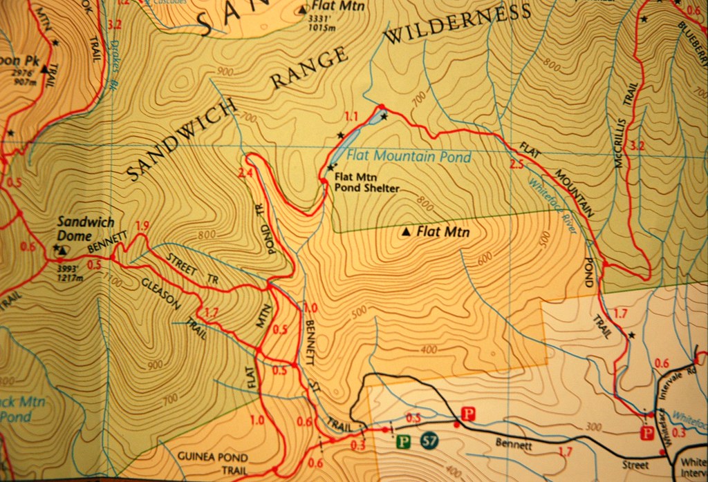 Flat Mountain Pond Map graniteflickr Flickr