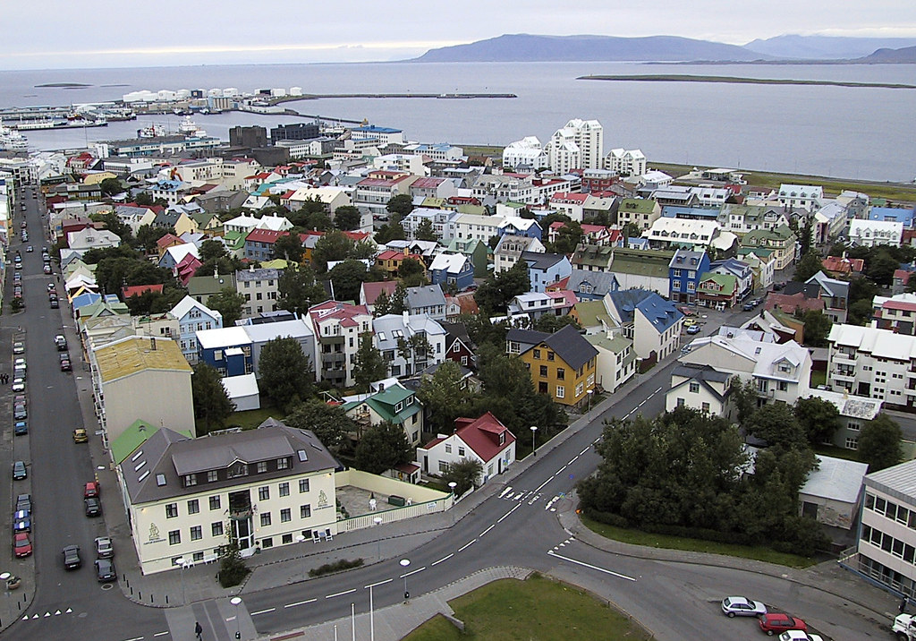 Across Reykjavik (left) View across Reykjavik from the tow… Flickr