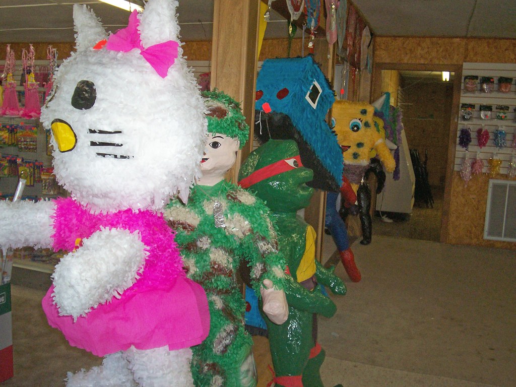 Inside the pinata store More pinatas! A small store on Mai… Flickr