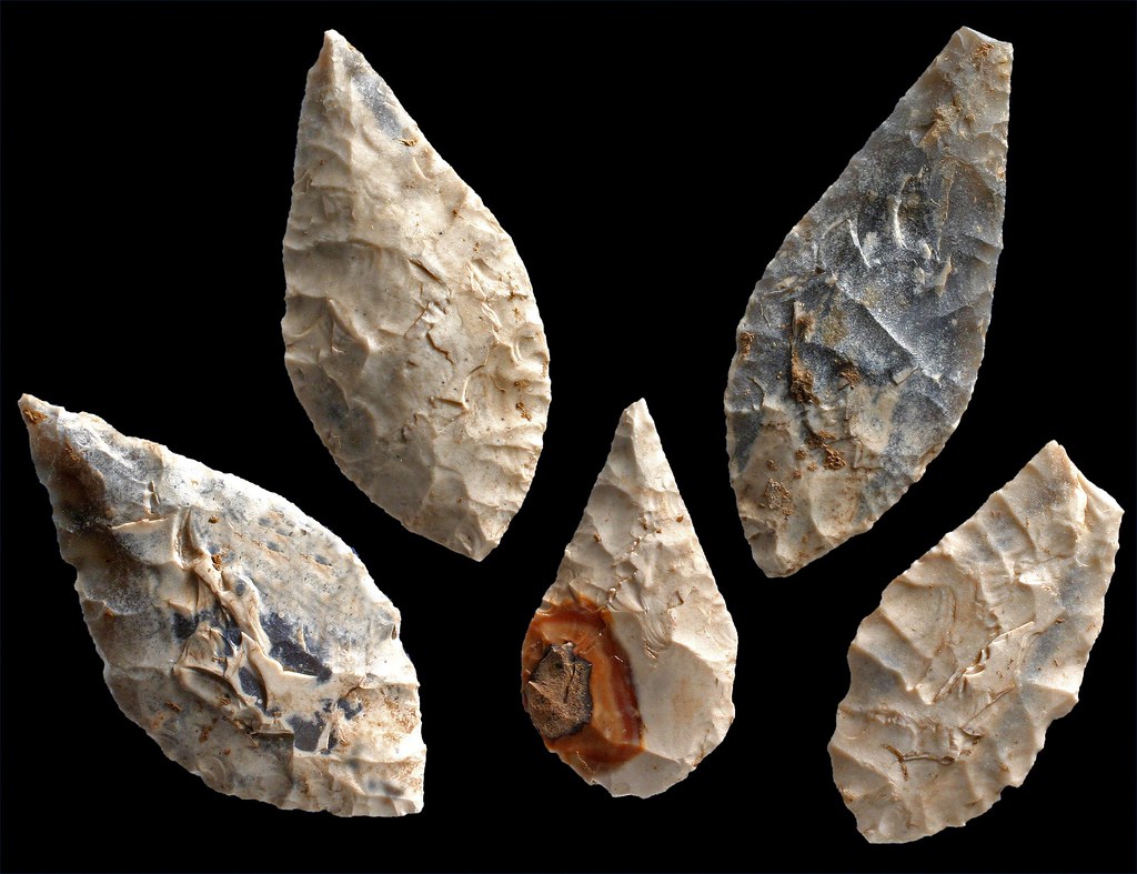 Flint Arrowheads Flint arrowheads found during excavations… Flickr
