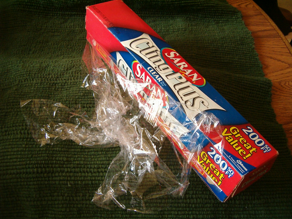 Plastic Wrap as it comes Handy stuff to have around. Lib… Flickr
